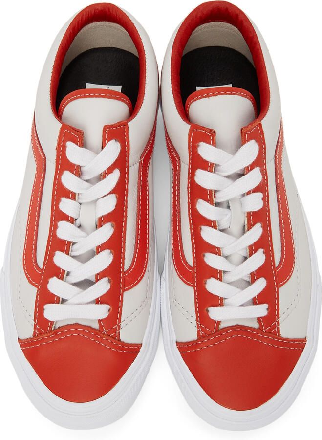 Vans Orange & White Style 36 VLT LX Sneakers
