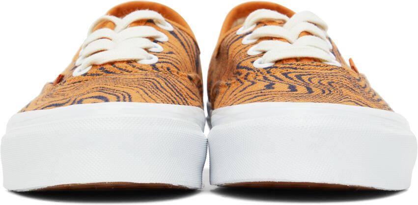 Vans Orange & Navy OG Authentic LX Sneakers - Picture 3