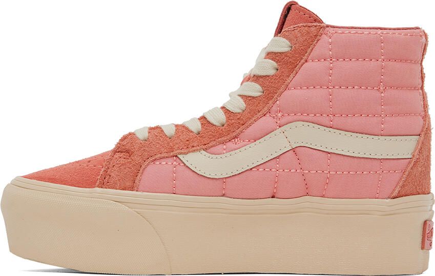 Vans Pink Joe Fresh Goods Edition Sk8-Hi Reissue Sneakers - Picture 3