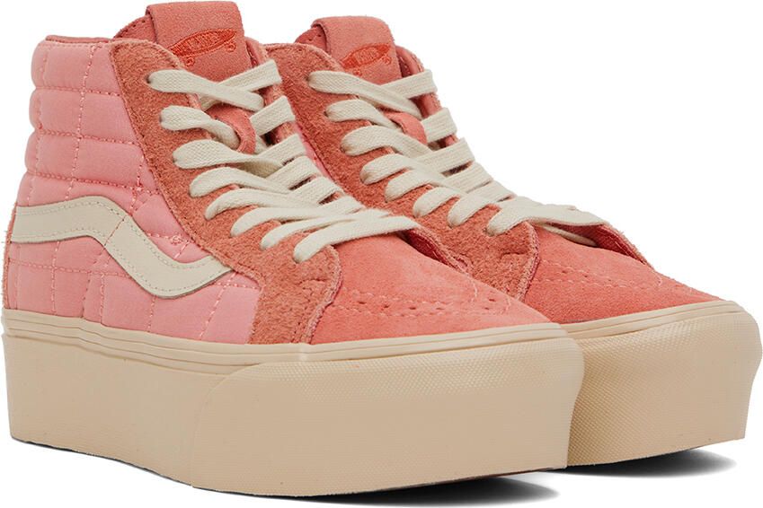 Vans Pink Joe Fresh Goods Edition Sk8-Hi Reissue Sneakers - Picture 2