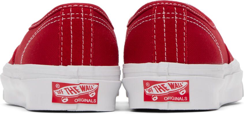 Vans Red OG Authentic LX Sneakers