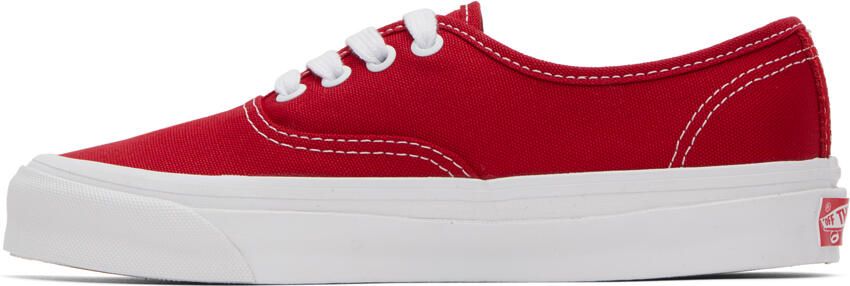 Vans Red OG Authentic LX Sneakers - Picture 4