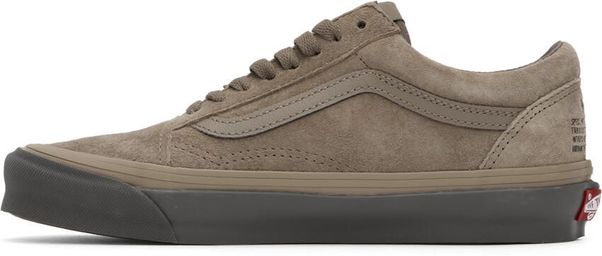 Vans Taupe WTAPS Edition OG Old Skool LX Sneakers - Picture 3