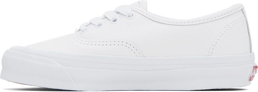 Vans White OG Authentic LX Sneakers - Picture 3