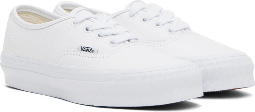Vans White OG Authentic LX Sneakers - Picture 2