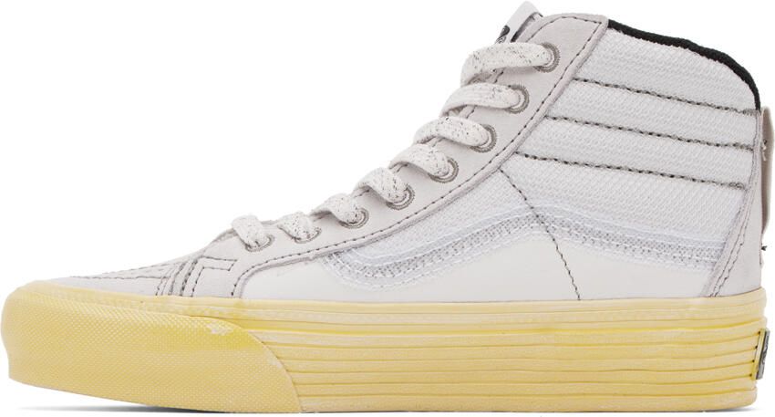 Vans White Sk8-Hi Notchback Sneakers - Picture 4