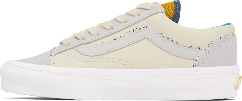 Vans Yellow & White OG Style 36 UI Sneakers - Picture 3
