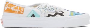Vans White Geoff McFetridge Edition OG Authentic LX Sneakers