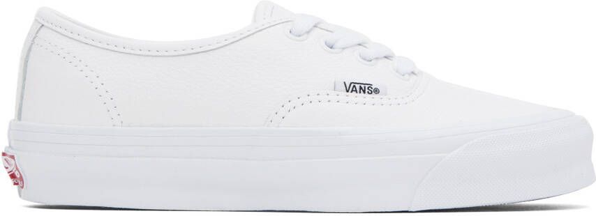 Vans White OG Authentic LX Sneakers