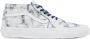 Vans White OG Sk8 Mid LX Distress Sneakers - Thumbnail 1
