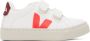 VEJA Baby White & Pink Esplar Sneakers - Thumbnail 1