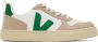 VEJA Kids White & Beige V-10 Sneakers - Thumbnail 1