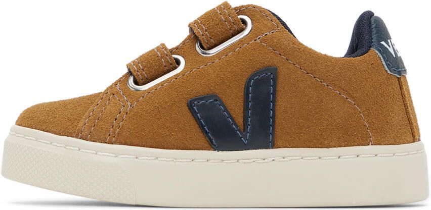 VEJA Baby Tan & Navy Esplar Sneakers - Picture 3