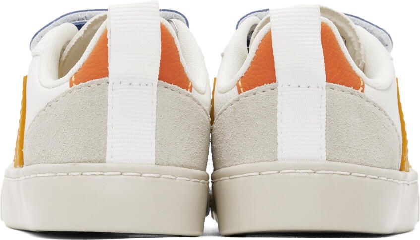 VEJA Baby White & Multicolor V-10 Sneakers - Picture 2