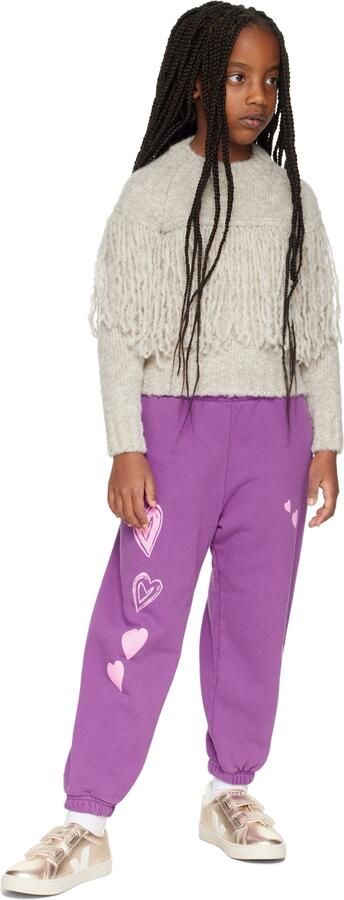 VEJA Kids Gold & White Leather Esplar Sneakers - Picture 5