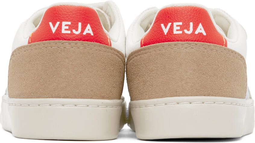 VEJA Kids White & Multicolor V-12 Sneakers