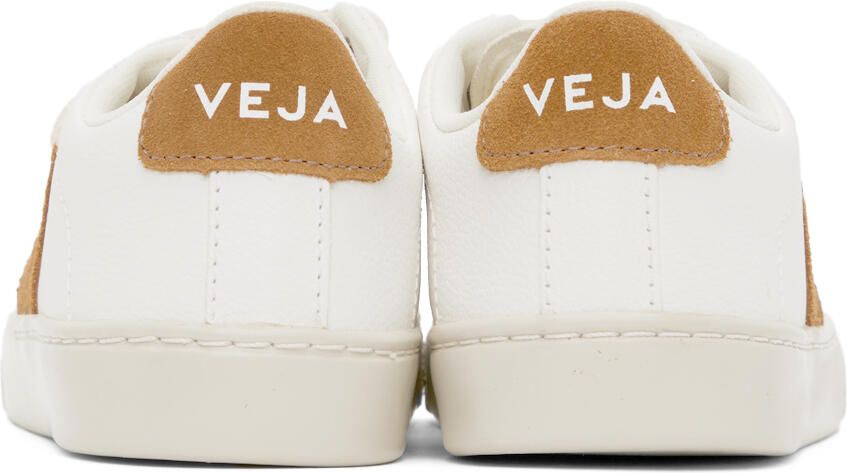 VEJA Kids White & Tan Esplar Sneakers