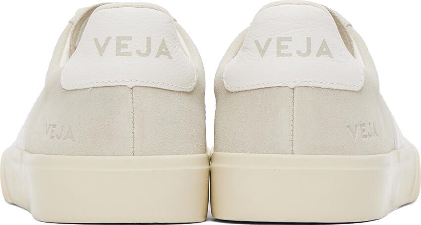 VEJA Off-White Suede Campo Sneakers
