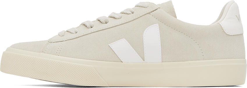 VEJA Off-White Suede Campo Sneakers - Picture 5