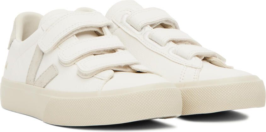VEJA White Leather Recife Sneakers - Picture 2