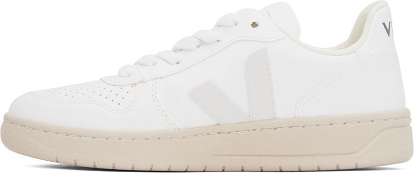 VEJA White V-10 Sneakers - Picture 3