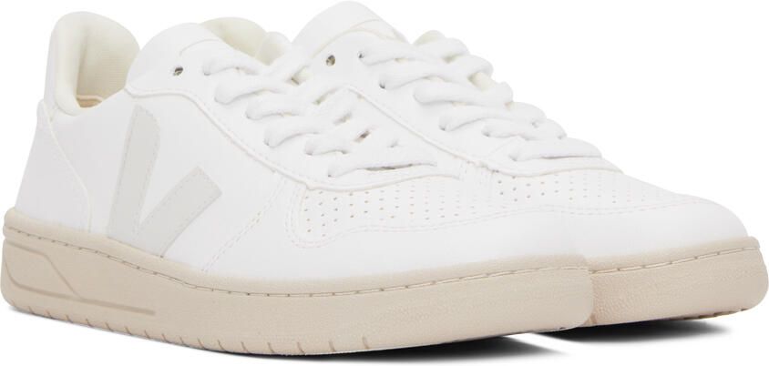 VEJA White V-10 Sneakers - Picture 2