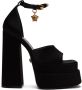Versace Black Aevitas Heeled Sandals - Thumbnail 1
