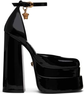 Versace Black Aevitas Heels