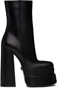 Versace Black Aevitas Platform Boots