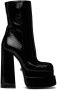 Versace Black Aevitas Platform Boots - Thumbnail 1