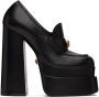 Versace Black Aevitas Platform Heels - Thumbnail 1