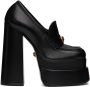 Versace Black Aevitas Platform Heels - Thumbnail 1