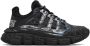 Versace Black & Silver Trigreca Sneakers - Thumbnail 1