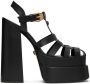 Versace Black La Medusa Platform Sandals - Thumbnail 1