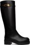 Versace Black Safety Pin Tall Boots - Thumbnail 1