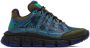 Versace Blue & Green Trigreca Sneakers - Thumbnail 1