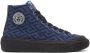 Versace Blue Greca High-Top Sneakers - Thumbnail 1
