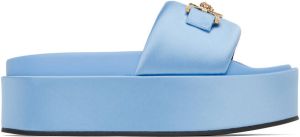 Versace Blue Medusa Biggie Sandals
