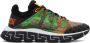 Versace Green & Orange Trigreca Low-Top Sneakers - Thumbnail 1