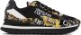 Versace Jeans Couture Black & Gold Fondo Spyke Sneakers - Thumbnail 1