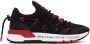 Versace Jeans Couture Black & Red Dynamic Sneakers - Thumbnail 1