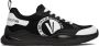 Versace Jeans Couture Black & White Levion Sneakers - Thumbnail 1