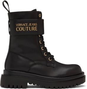 Versace Jeans Couture Black Drew Ankle Boots