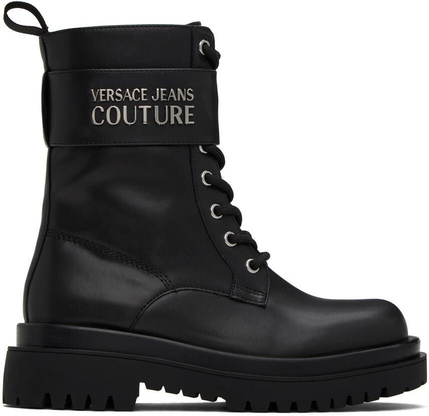 Versace Jeans Couture Black Drew Boots