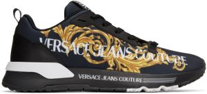 Versace Jeans Couture Black Dynamic Logo Sneakers