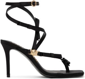 Versace Jeans Couture Black Emily Heeled Sandals