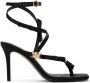 Versace Jeans Couture Black Emily Heeled Sandals - Thumbnail 1