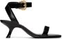 Versace Jeans Couture Black Fiona Heeled Sandals - Thumbnail 1