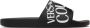 Versace Jeans Couture Black Logo Slides - Thumbnail 1