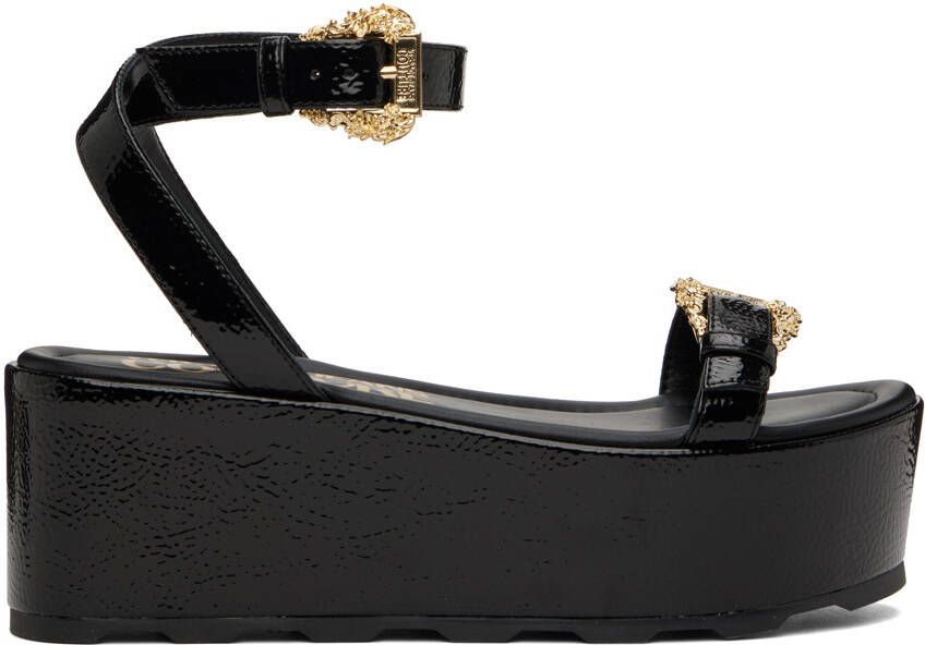 Versace Jeans Couture Black Mallory Sandals